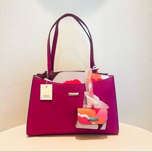 Trina Turk Women’s Floral Shoulder Bag With Wallet OS NWT